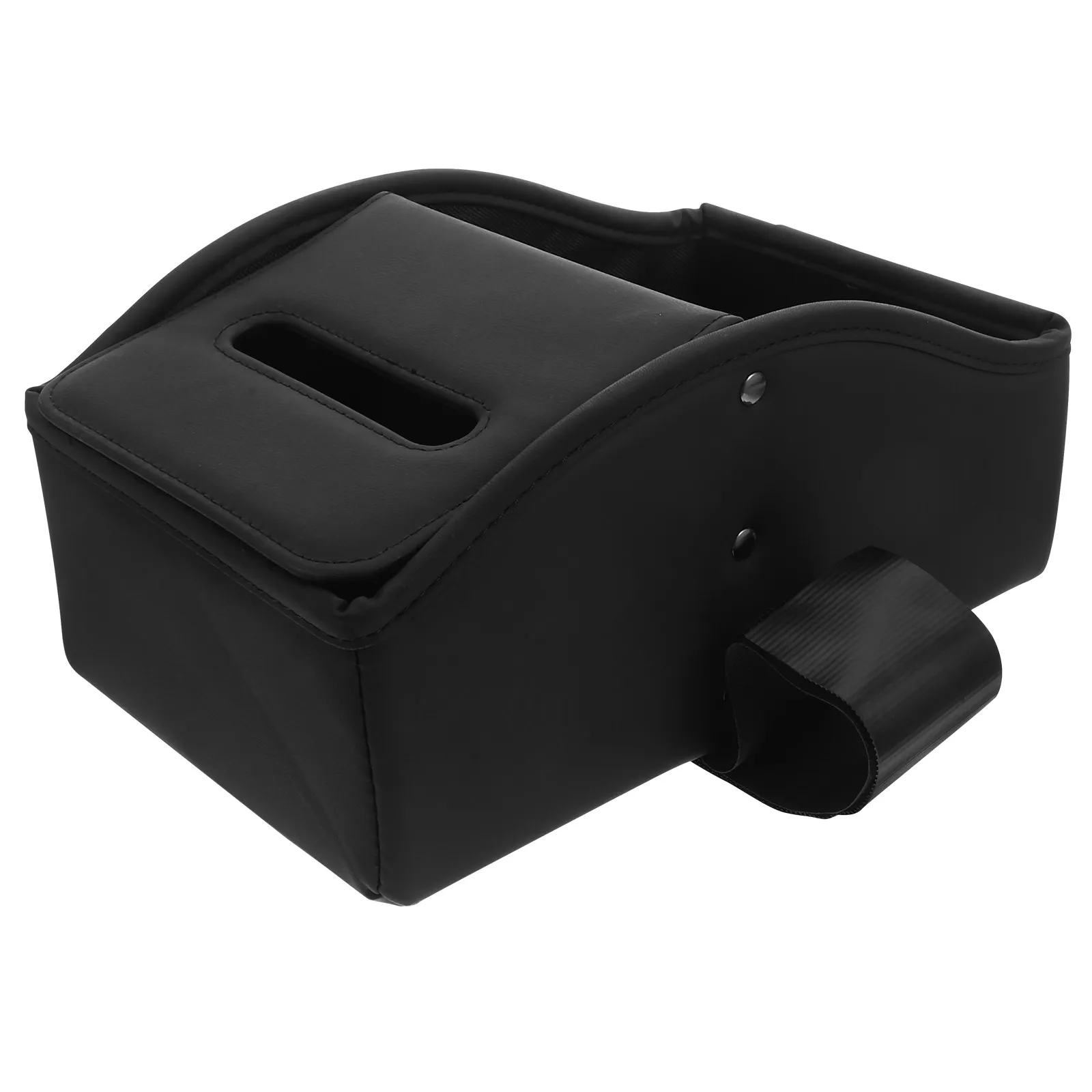 차량용 팔걸이 티슈 박스 홀더, 차량 장착형 냅킨 디스펜서, 견고하고 안전한 장착, 범용 사이즈 호환, 세련된 인테리어