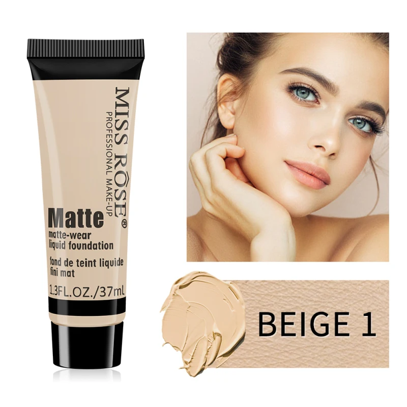 Professional Foundation Make-up Repairing Concealer Cream Matte-wear Liquid Foundation Lasting Waterproof Cosmetic liquid foundation