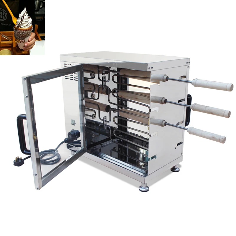 

New Commercial Stainless Steel Donut Churro Baker Chimney Bread Oven Chimney Cake Machine