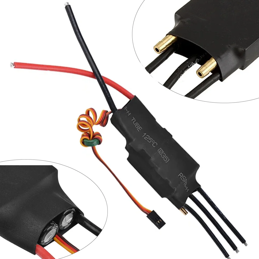 Contrôleur ESC 60A-200A Brushless pour RC Voiture Bateau