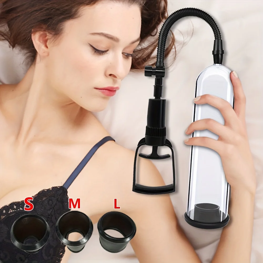 Penis Vacuum Pump Vacuum Penis Pump Manual Penis Enlarger Sex Toys Increase Size Masturbation Cock Extender Adults Supplies