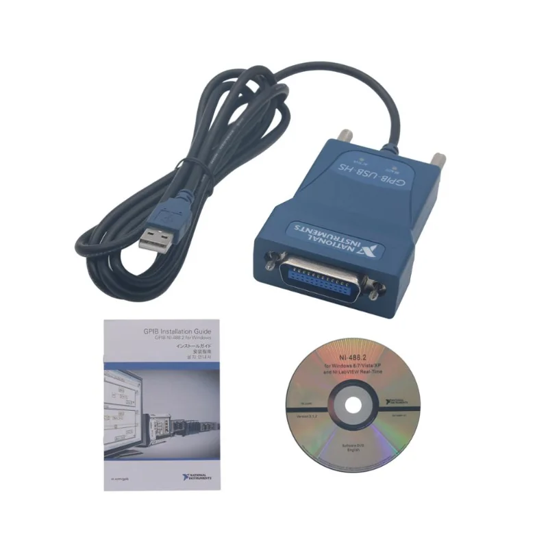 

NI GPIB-USB-HS IEEE National Instruments Interface Card Adapter Controller