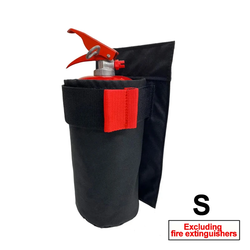 Durable Oxford Fabric Fire Extinguisher Organizer - Trunk Storage Bag & Seat Back Holder