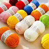 4-Strand Polyacrylonitrile Fiber Milk Cotton Yarn For Hand Knitting Acrylic Blending Knit Yarn Crochet Scarf Hat DIY Line Thread 2