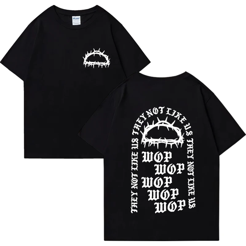Kendrick Lamar Drake They Not Like Us print T shirt Men Women Hip Hop Casual streetwear Unisex 100% Cotton short sleeve T-shirts