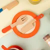 Simulated Wooden Children's Afternoon Tea Set, Playing House Role-playing Toy Tea Set Combination Puzzle and Early Education 4