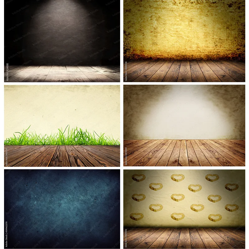 

Abstract Vintage Wood Plank Gradient Portrait Photography Backdrops For Photo Studio Background Props 2216 CRV-11