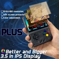 MIYOO Mini Plus Retro Handheld Game Console Portable Classic Video Game Console Linux System 3.5-inch IPS Screen Children's Gift 4