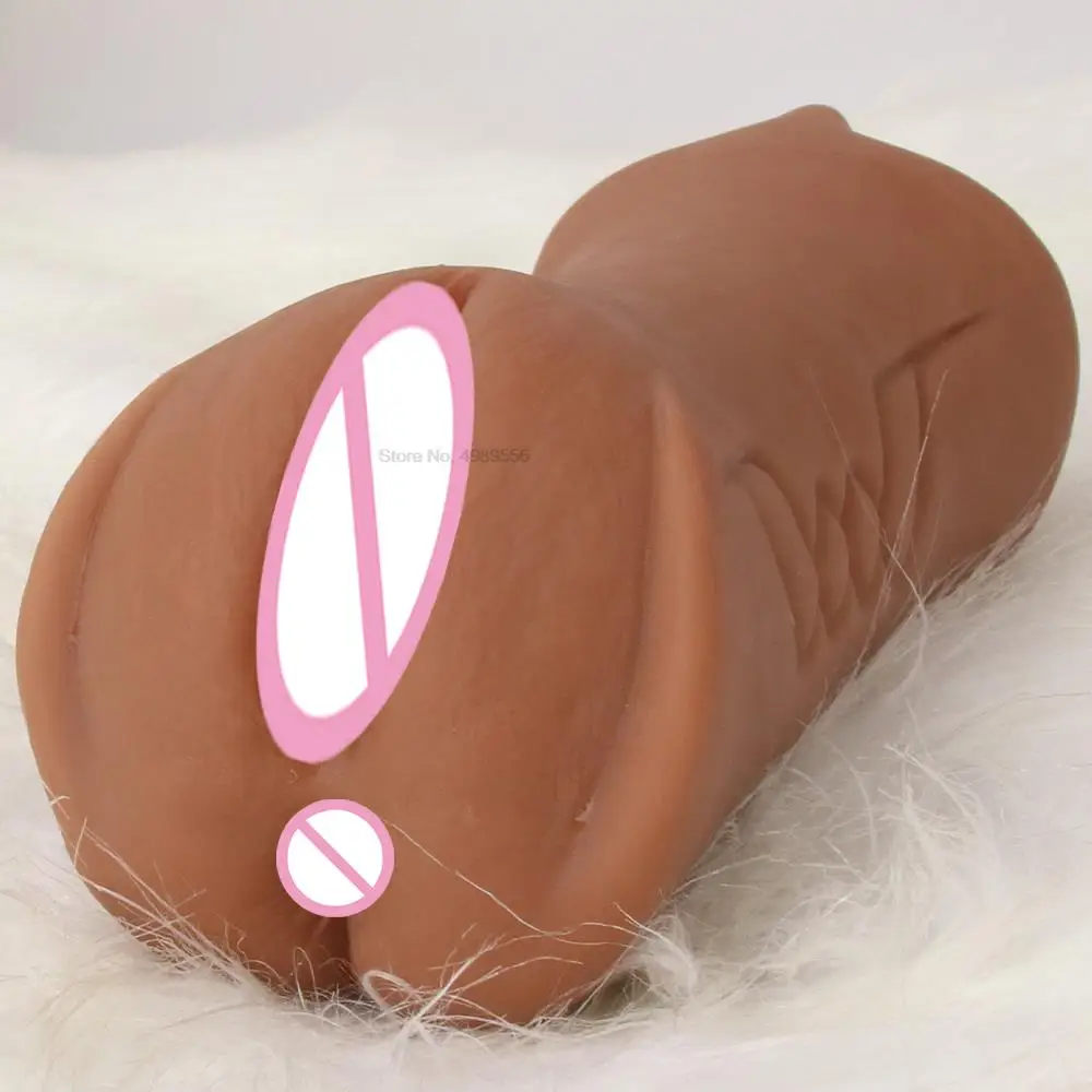 Male Masturbator 3 IN 1 Silicone Vagina Oral Sex Toy