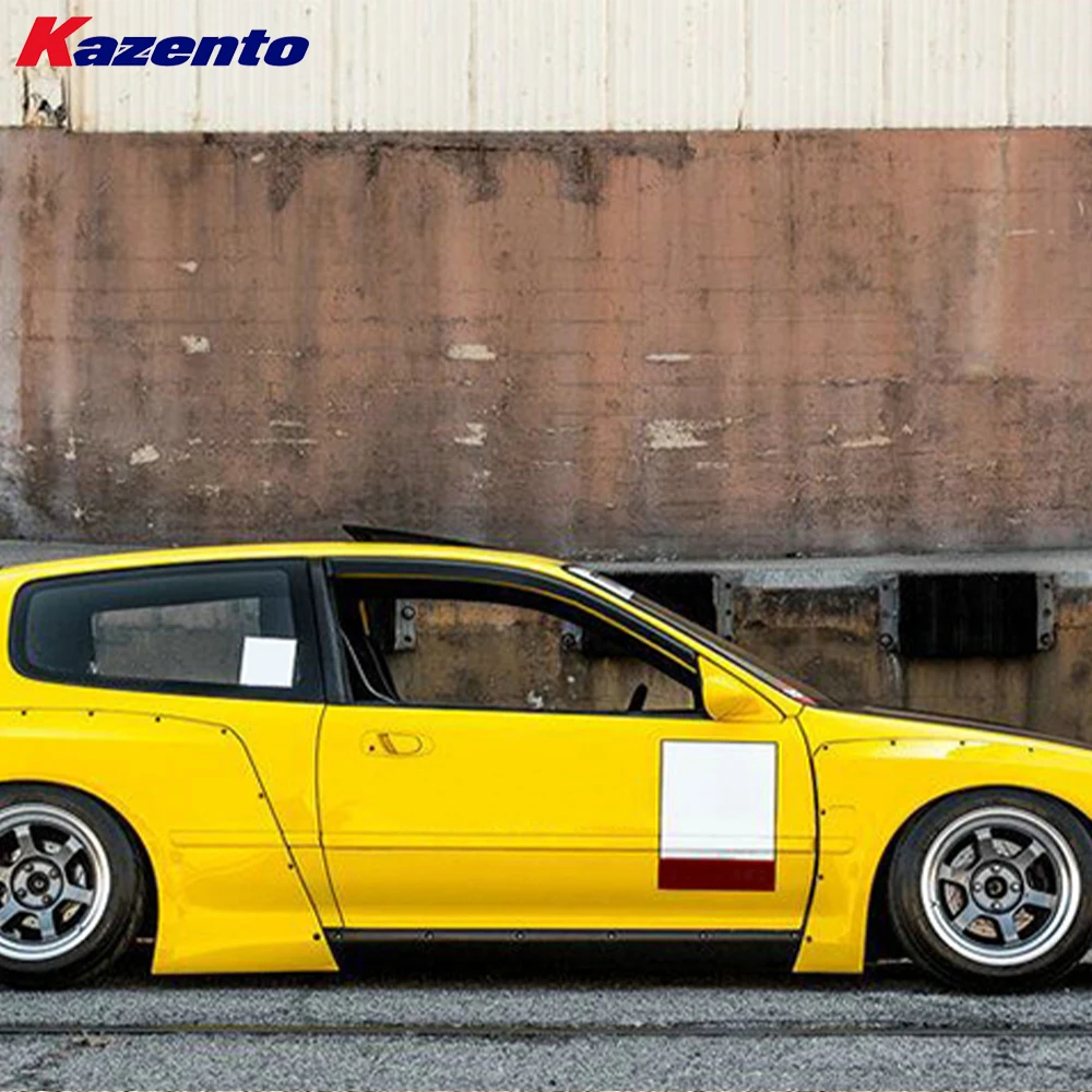 For Honda Eg Civic Hatch Back Rb Style Wide Body Side Skirt