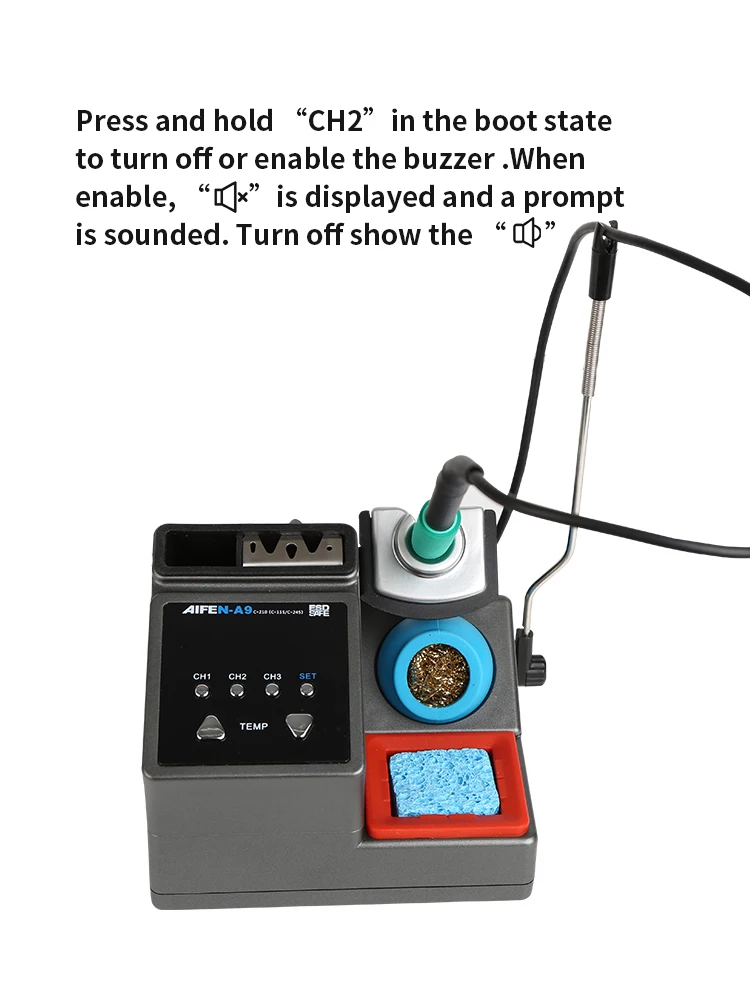 Soldering Station Compatible Soldering Iron Tips C210 C245 C115 Handle Rework Station AIFEN A9 Electronic Tool