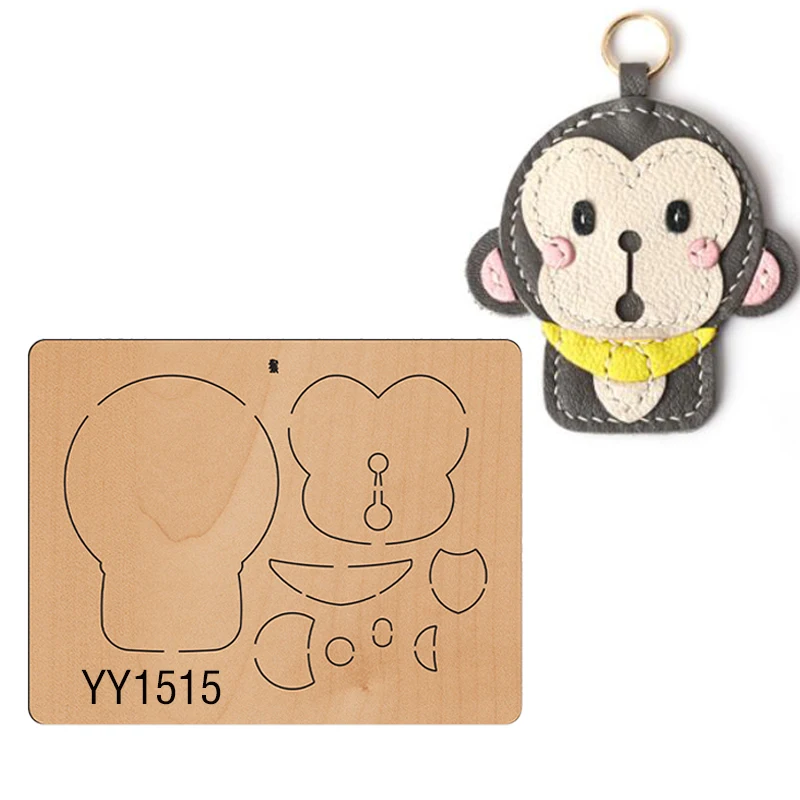 

-Little Monkey Pendant Knife Mold Wood MoldYY1515 Is Suitable For The Market General Manual Knife Die
