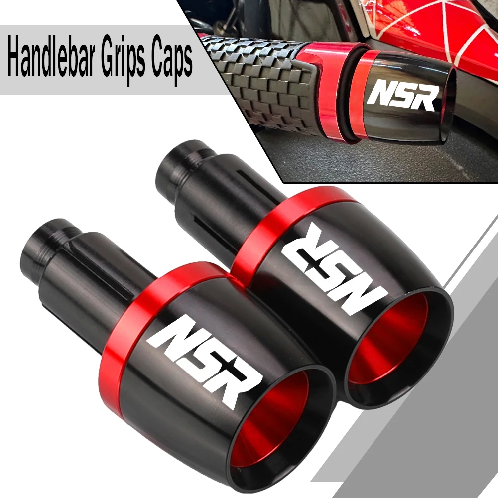 

2023 Motorcycle 22mm Handlebar Grips Bar Ends Cap Handle Counterweight Plug For HONDA NSR 125 250 2022 NSR125 NSR250 All Years