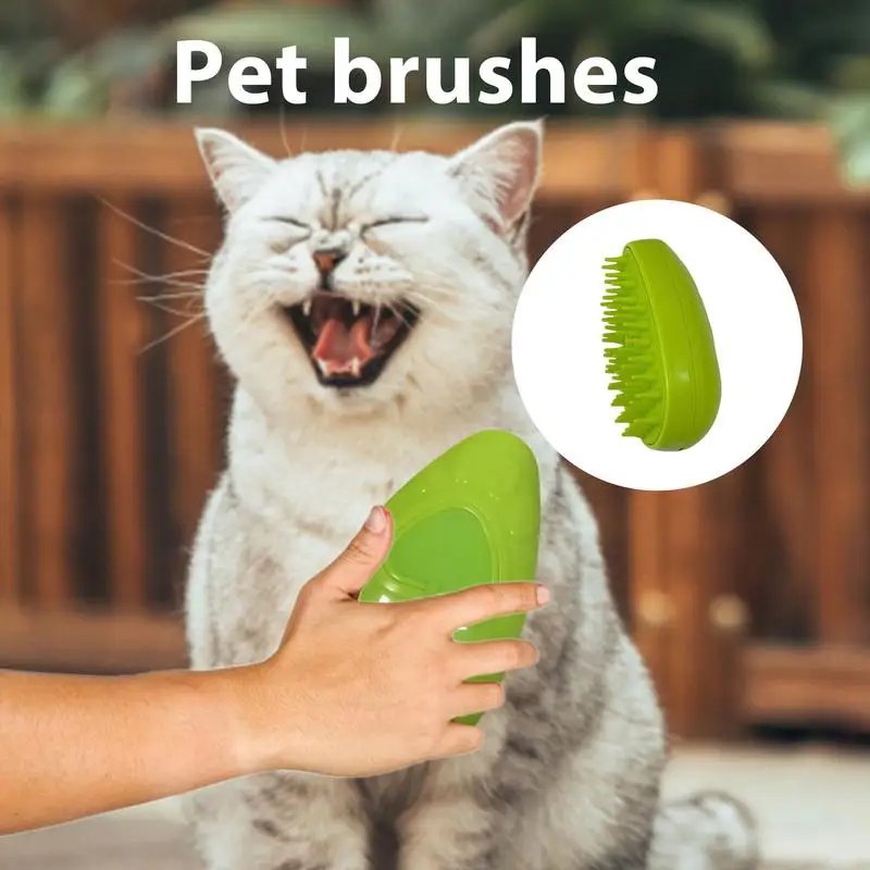 Pet Cat Massage Comb USB Electric Spray Massage Comb Floating Hair Removal Comb 1PCS Rechargeable Deshedding Dematting Cat Comb