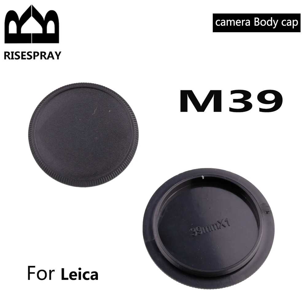 M39 후면 렌즈 캡/카메라 바디 캡 세트 라이카 39mm 렌즈 M39(M39x1) 마운트 카메라 및 렌즈용 플라스틱 블랙