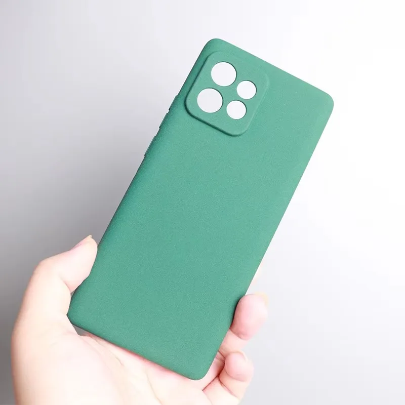 Ultra-Thin Matte Sandstone Soft Case with Air Camera Protector Silicone TPU Bumper