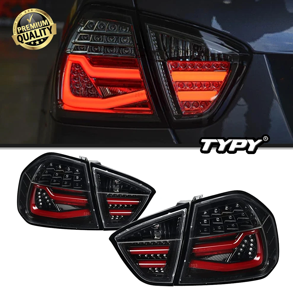 ⭐️希少BMW E90 後期 LEDテールライト⭐️ AOKEDING製 BMW E90 3シリーズ LEDテールライト テールランプ