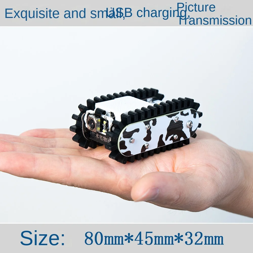 Tank RC Robot Télécommandé - Poignée Réglable, 2.4GHz, 7-15Jours