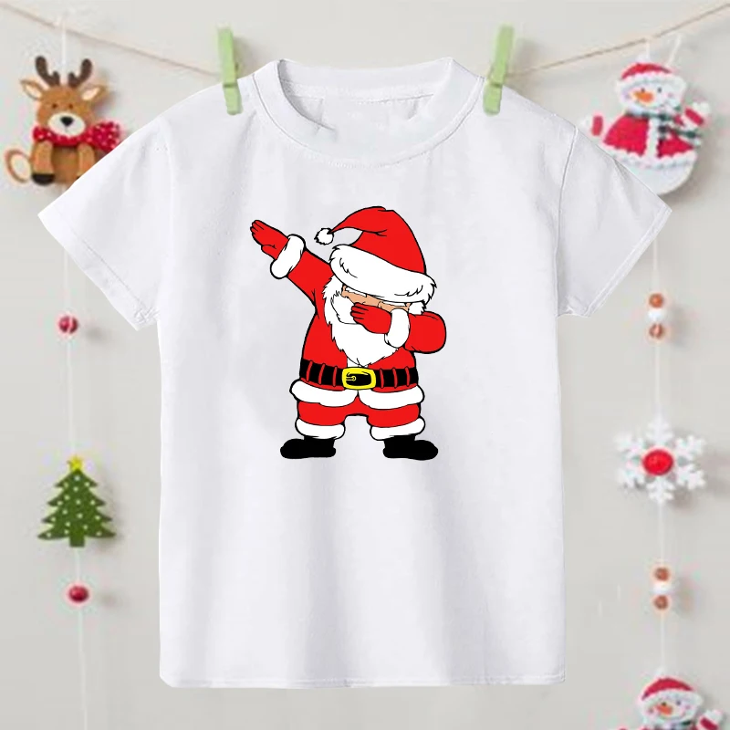 thumbnail image 1 of Ropa a juego para la familia con estampado de Papá Noel, camisetas para madre, padre e hijos, mameluco para bebé, atuendo para fiesta de Navidad, camisetas con apariencia familiar, 1 of 5