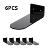 6 Pack Floating Shoe Shelves,Acrylic Wall Mounted Shoe Display Shelves,For Display Collectible Shoe&Sneaker 6