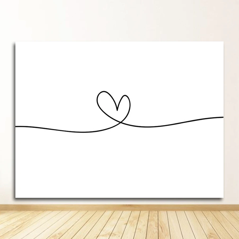 Poster Druck Mode Bild Paare Liebhaber Zimmer Decor1 Schwarz Weiß  Romantische Hand In Hand Leinwand Malerei Liebe Zitate Wand Kunst, image size:1010x1010