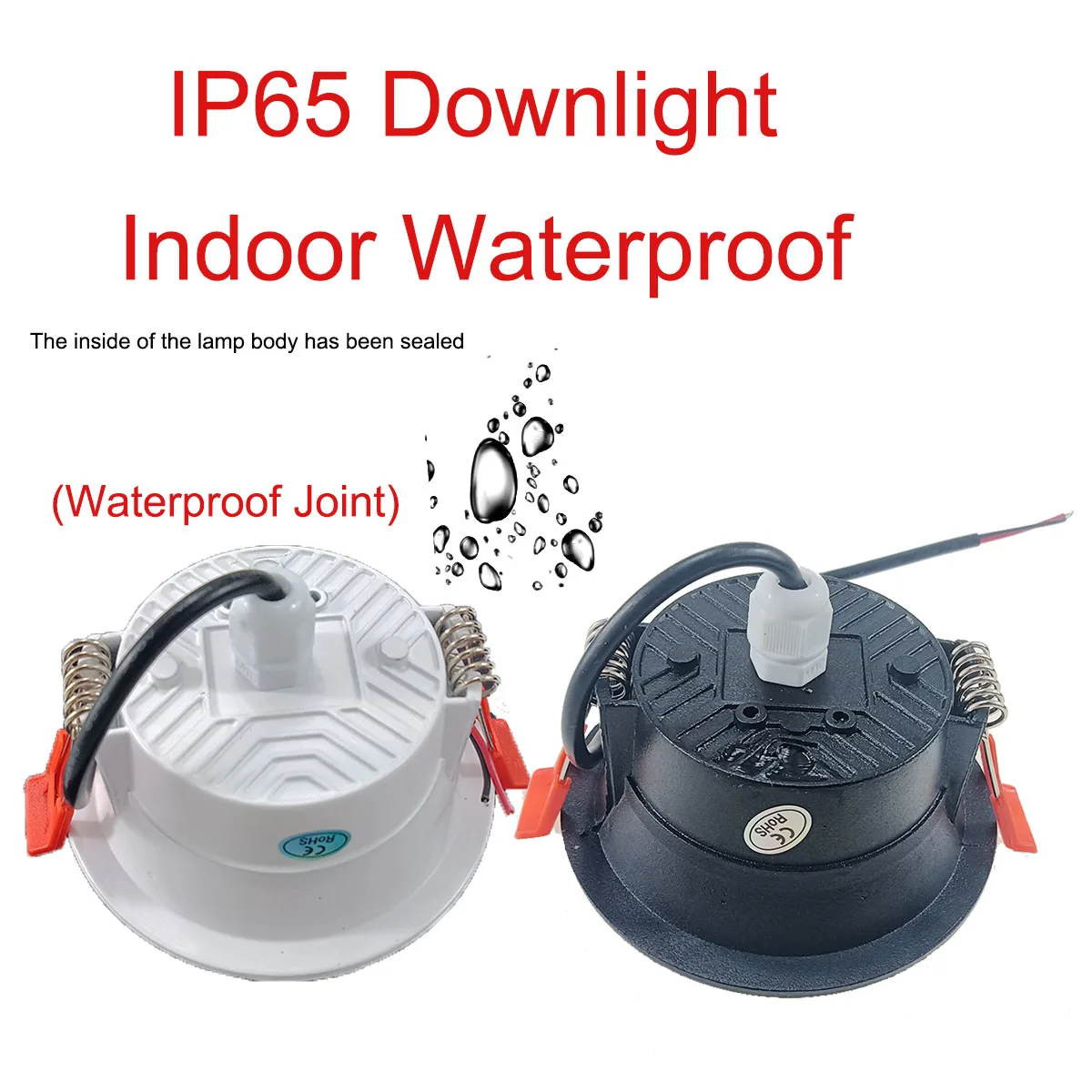 Anti Glare 220V IP65 IP66 Outdoor Waterproof LED Downlight Dimmable 5W 7W 9W 12W 15W IP67 Kitchen Toilet Ceiling Lamp Spot Light