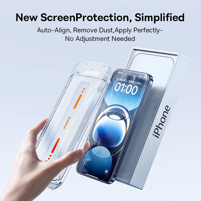 Baseus Screen Protector for iPhone 16 Pro Max Corning Tempered Glass for iPhone 16 Pro Plus Clear Anti-Peeping Protection Film Best Sellers In Phones Accessories