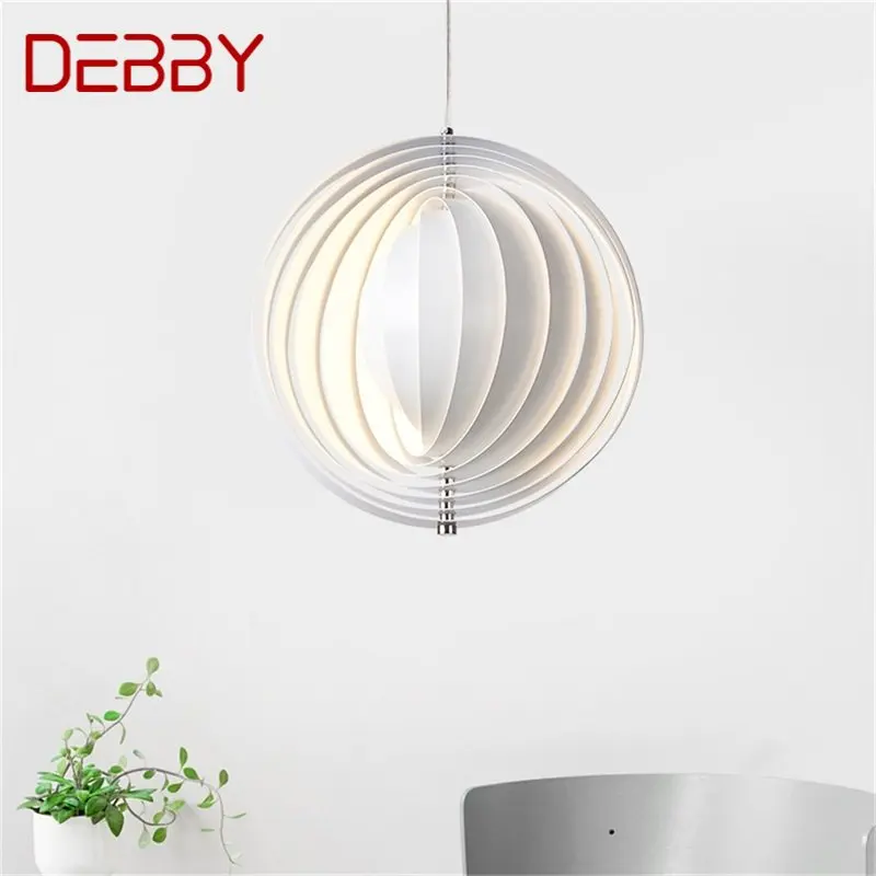

DEBBY Pendant Light Modern Creative White LED Lamps Fixtures For Home Decorative Dining Room