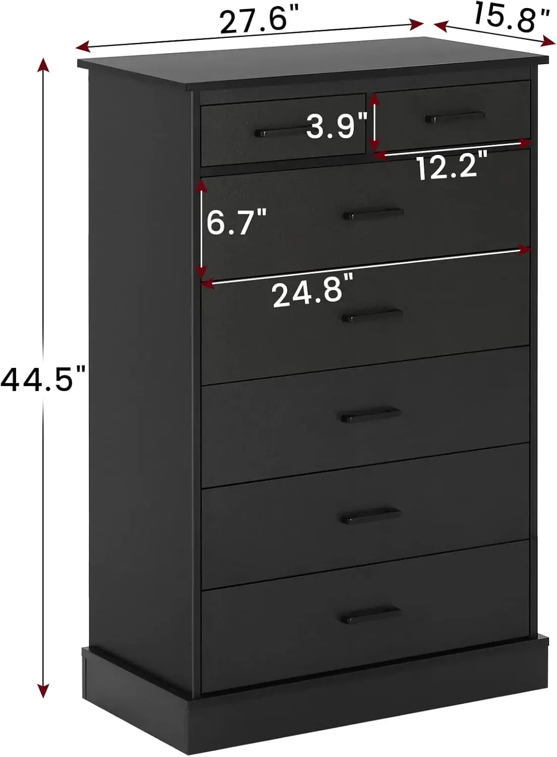 Tall dresser construction