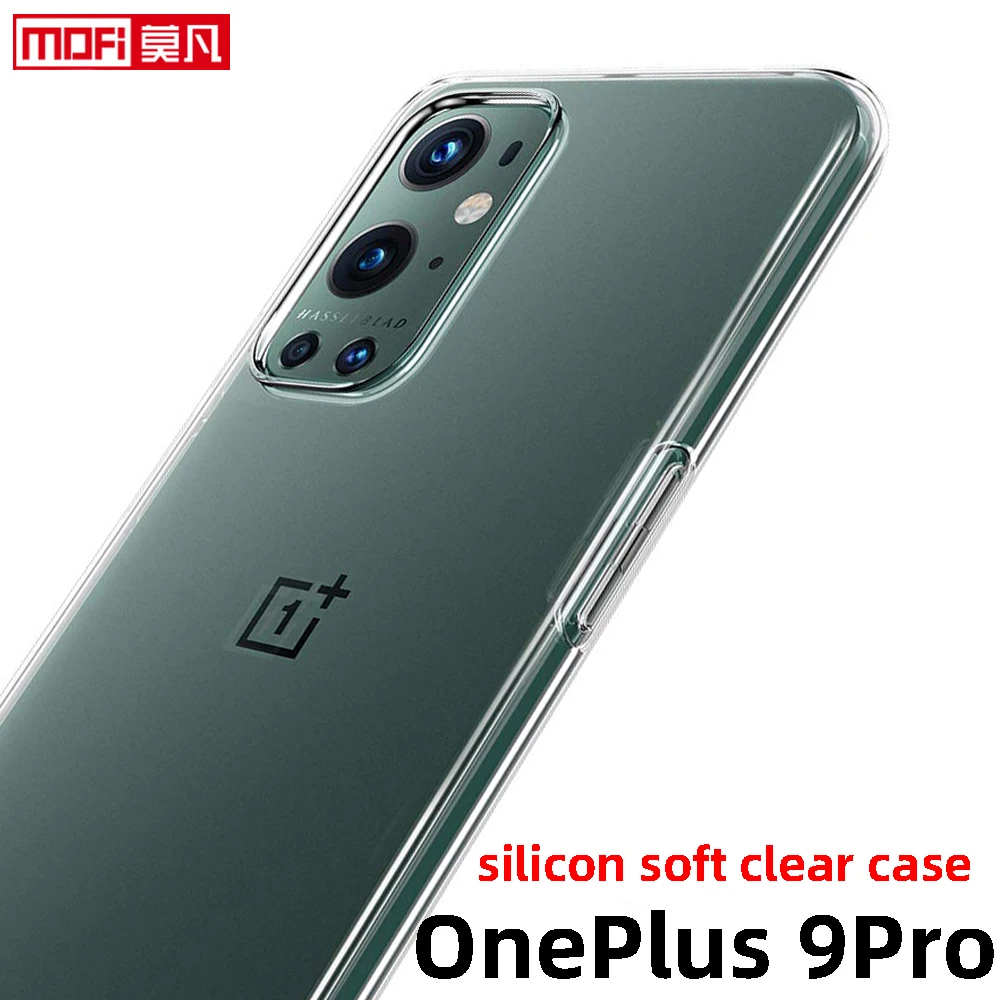 

clear case for oneplus 9pro case OnePlue 9r cover transparent ultra thin soft back tpu silicon slim MOFi oneplus 9pro coque case