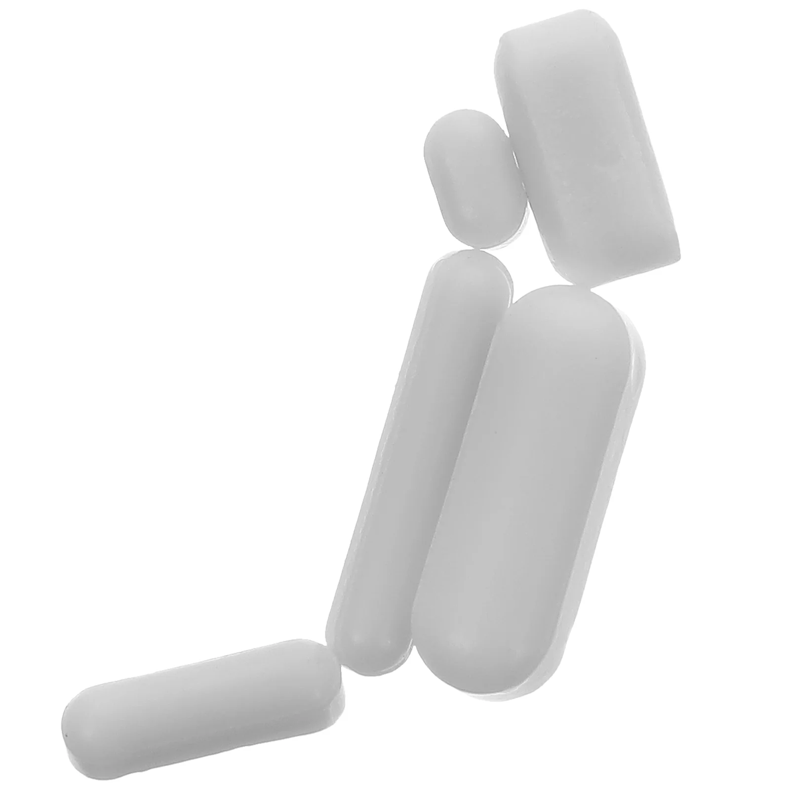 

5 Pcs Laboratory Magnetic Stir Bar Cylindrical Magnetic Stirrer Stiring Rod