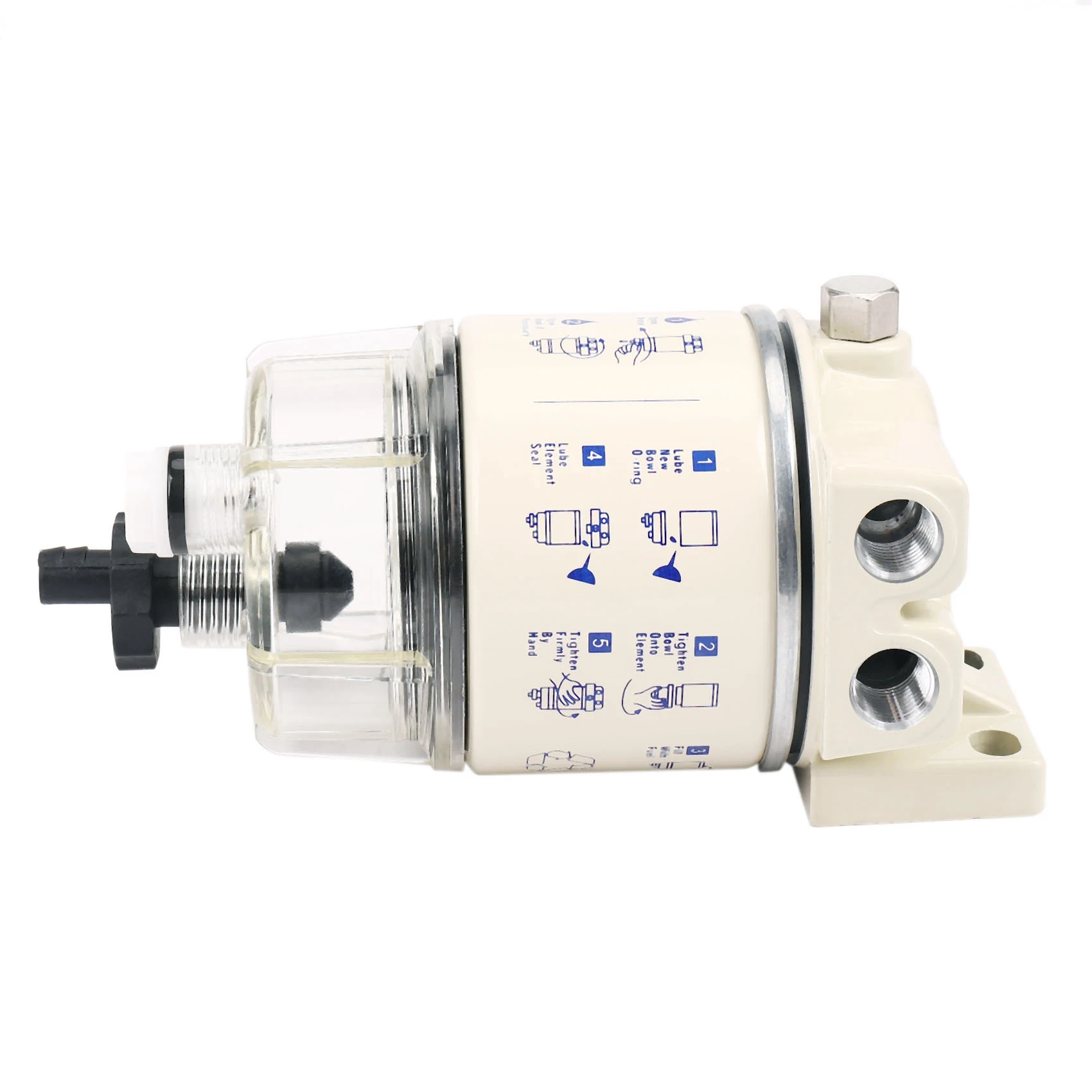 

Морской топливный фильтр R12T, сепаратор воды, дизельный двигатель для Racor 140R 120AT S3240 NPT ZG1/4-19, автомобильный комбинированный фильтр