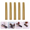 5 Pcs Nail Pen Cap Brushes Sealed Manicure Caps Cover Alloy Protection Zinc Decor Lightproof Topper -proof 4