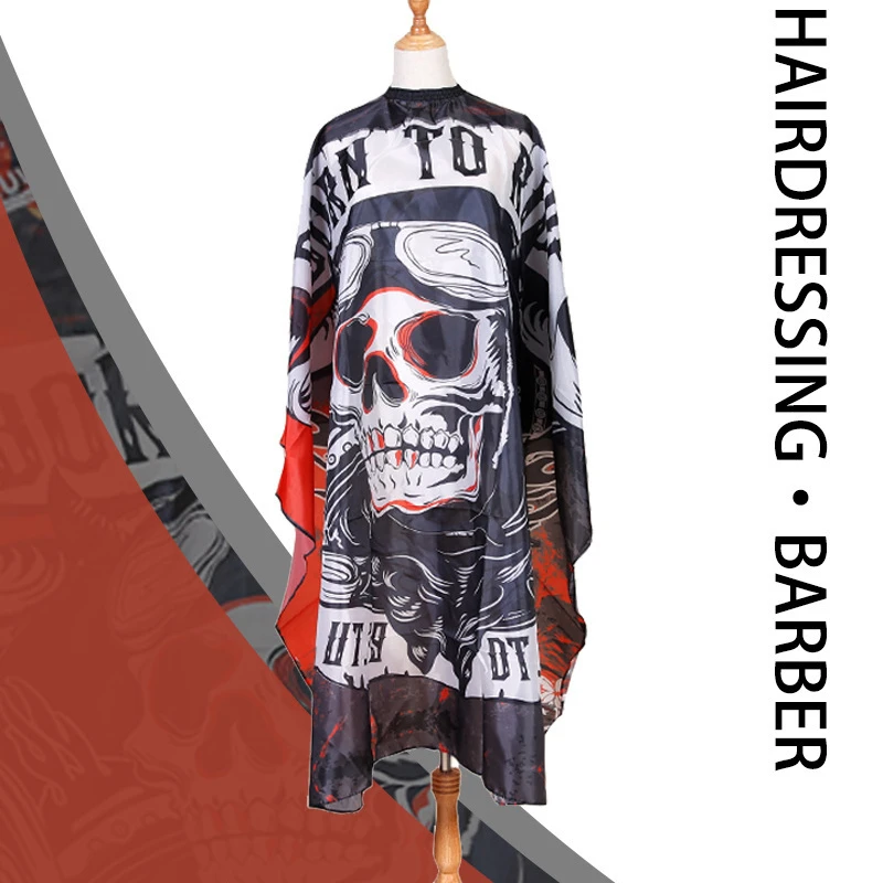 

Best Selling 2022products Pattern Cutting Hair Waterproof Cloth Salon Barber Cape Hairdressing Hairdresser Apron Haircut capes