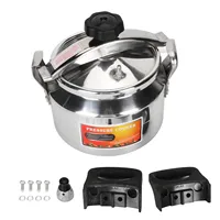 Pressure Cooker Explosion Proof High Temperature Resistant Large Capacity Safe Durable Aluminum Alloy Pressure Cooker for Home 1