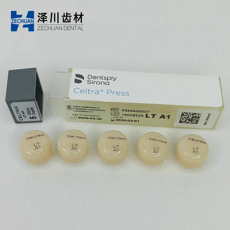 DentsplySironaDentalLabCeltraPress5PiecesZLSZirconiaReinforced