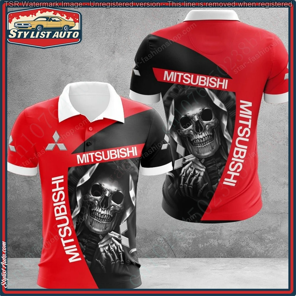 

Mitsubishi Polo Shirts And Blouses Breathable Tee Unisex Clothing Harajuku Golf Wear Casual Short Sleeve Anime T Shirt For Men