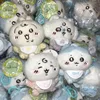 Chiikawa Hachiware Usagi Baby Plush Keychain on Backpack