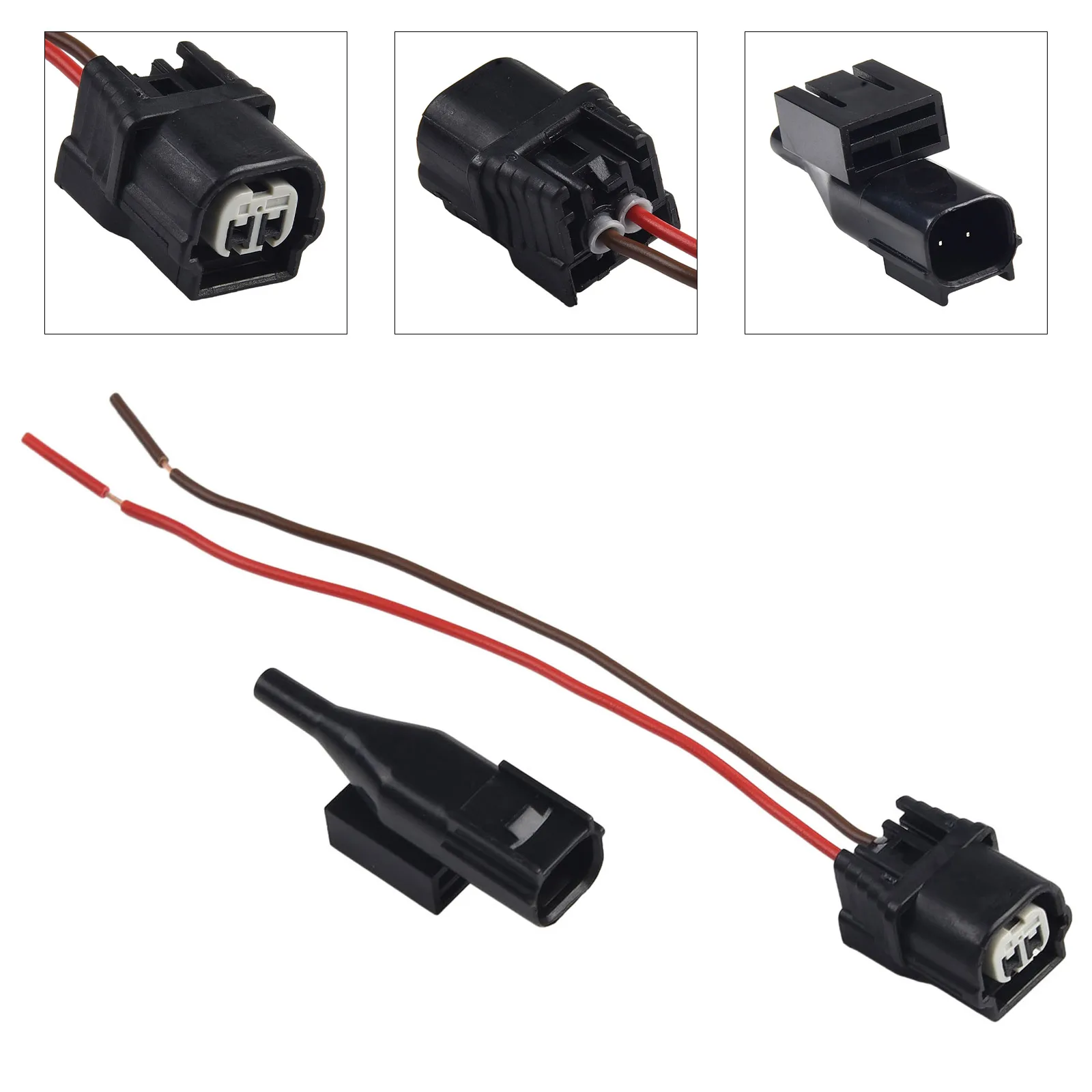 

Новый датчик и соединитель температуры воздуха 2X 80525-T2F-A01 80525-TBA-A01, пластиковая Замена для Honda