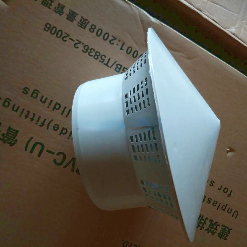 Bird-proof, insect-proof and rain-proof hat 50 75 110 160 multipurpose roof plastic PVC ventilation hat roof ventilation hat