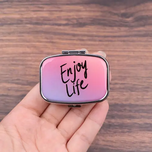 Van Gogh Art Mini Pill Box 2-Compartment Medicine Pill Organizer Household Portable Medicine Storage Box Travel Jwelery Gift - Image 17