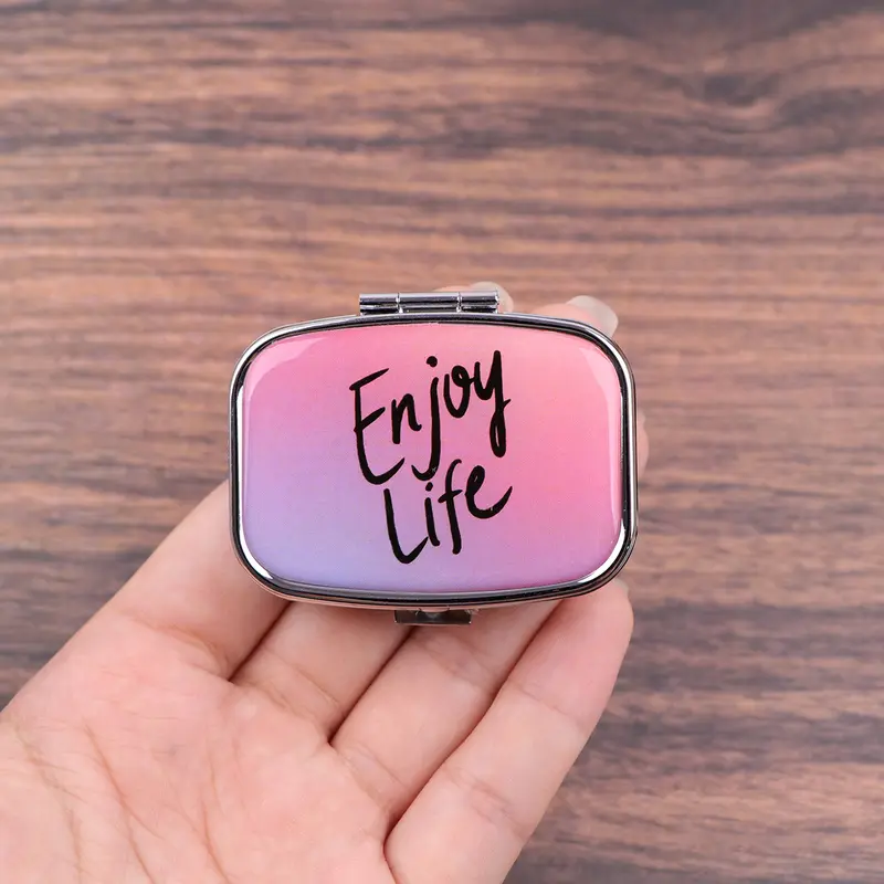 Van Gogh Art Mini Pill Box 2-Compartment Medicine Pill Organizer Household Portable Medicine Storage Box Travel Jwelery Gift - Image 17