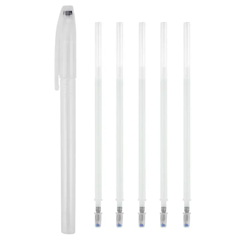 UV unsichtbare fluor zierende Stift Set Hoch leistungs Nachfüll stift UV-Lampe Beleuchtung Leder Näh marker Studenten nach Hause DIY Handwerk – Detail 17