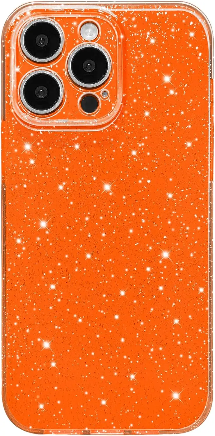 Sparkling Pink Glitter Phone Case for Women and Girls - Stylish Protective Cover