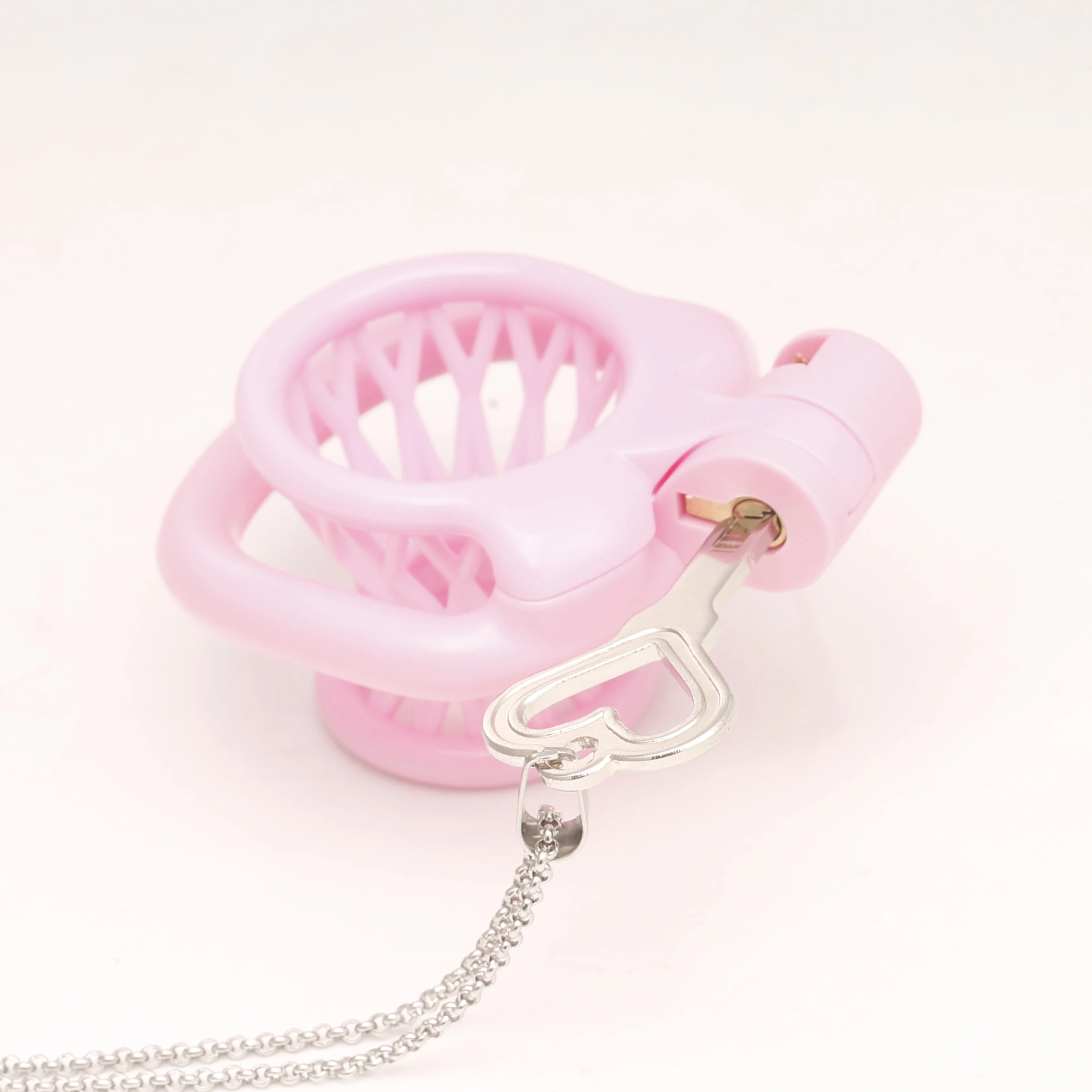 Heart Shaped Chastity Cage Key Necklace Accessory Fits All Cock Cages Integrated Locks Key Holder Sex Toys Adult Games Gifts penis chastity cage chastity lock sex toy chastity cage accessory