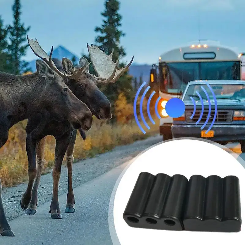 Car three-hole deer repellent Ultrasonic Deer Whistle Mini Dual-frequency  Deer Repeller Multifunctional Car Warning Whistles - AliExpress