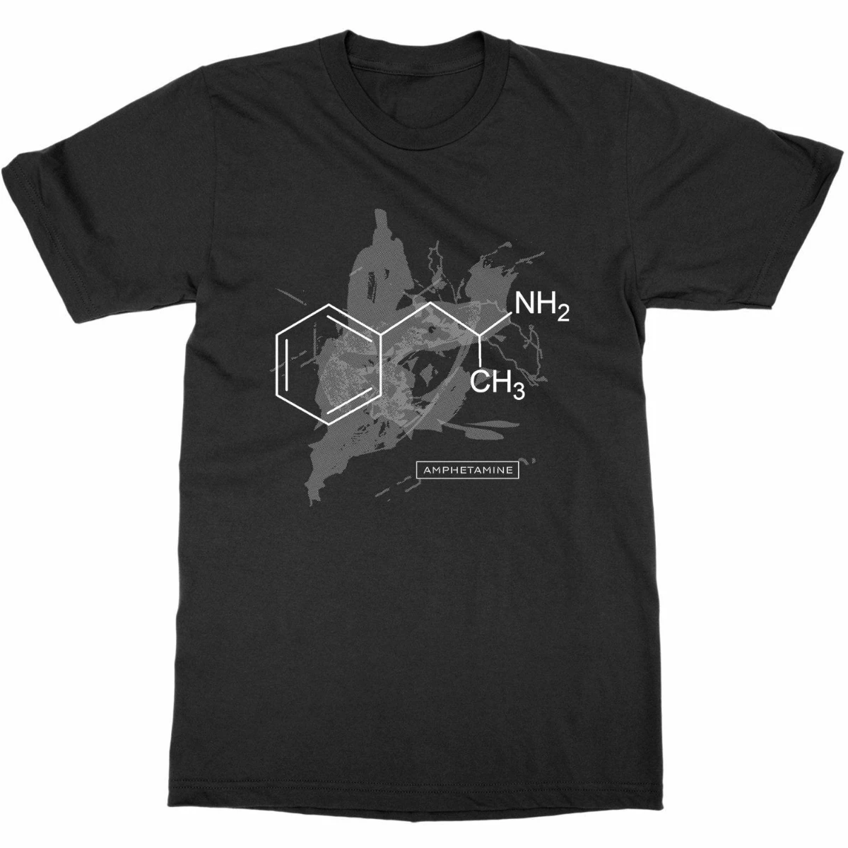 

Neuro Hormone Drug Chemistry Experiment Amphetamine Molecule Mens T-Shirt Summer Cotton Short Sleeve O-Neck Unisex T Shirt S-3XL