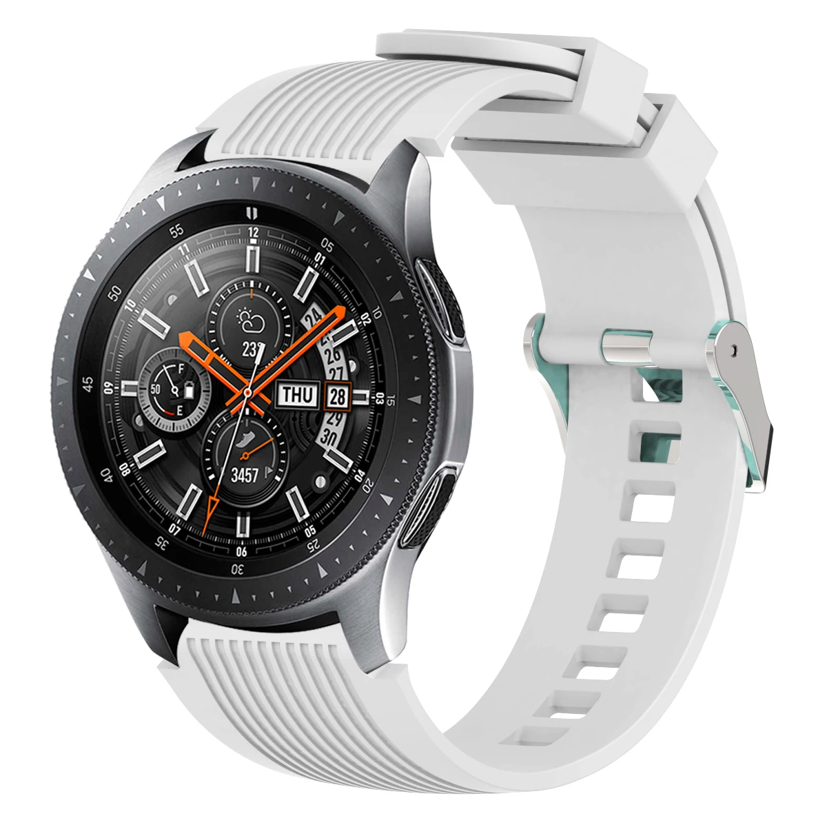 Versatile Silicone Watch Band – 20mm/22mm, Available for Multiple Smartwatches