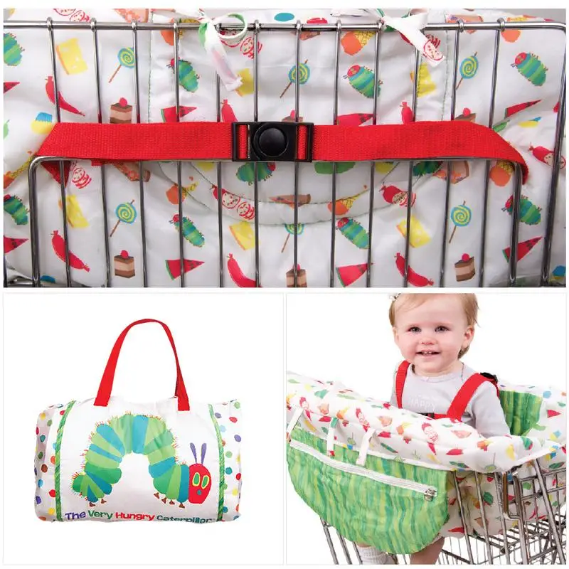Baby Seat Cover Thickness Kids Children's Cushion Trolley Cotton Pad Shopping Cart Chair Cushion Portable Folding Bag Safe Pad