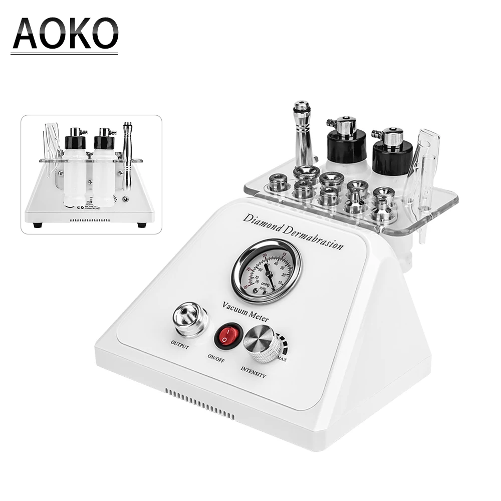 AOKO 3 в 1 Вакуумный Алмазный микродермабразионный